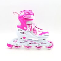 3K ΑΥΞΟΜΕΙΟΥΜΕΝΑ INLINE/ROLLER SKATES/ΓΙΑ ΠΑΓΟ ΡΟΖ 34-37