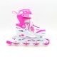 3K ΑΥΞΟΜΕΙΟΥΜΕΝΑ INLINE/ROLLER SKATES/ΓΙΑ ΠΑΓΟ ΡΟΖ 34-37